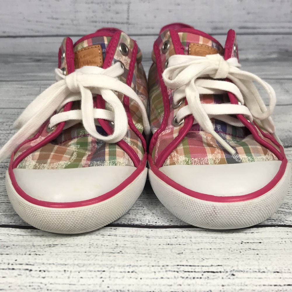 COACH Barrett Logo Women’s Sneakers Size 7B - Picture 2 of 9